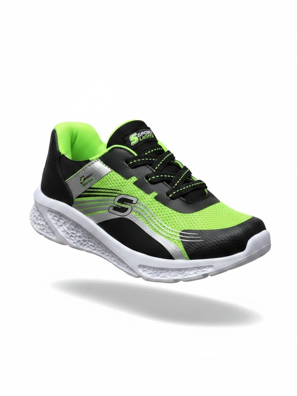 New kids Skechers size 12 Green & Black Athletic Sneaker